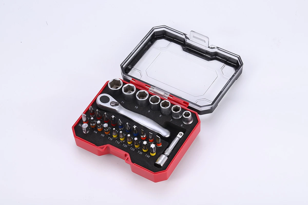 Coffret de 30 embouts pour cliquet et tournevis