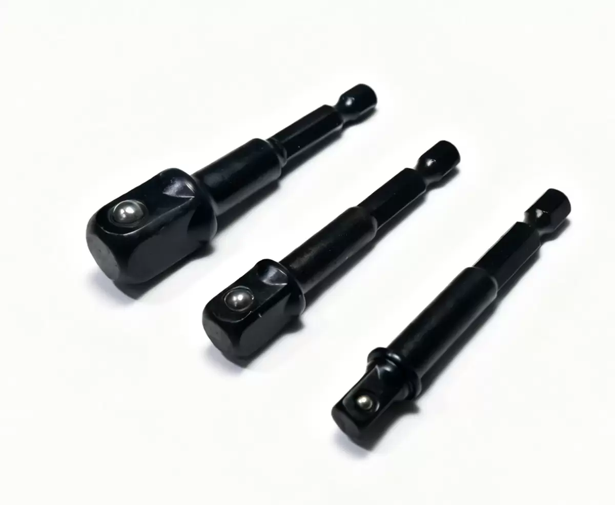 Adaptateur de douille 1/4", 3/8" et 1/2".